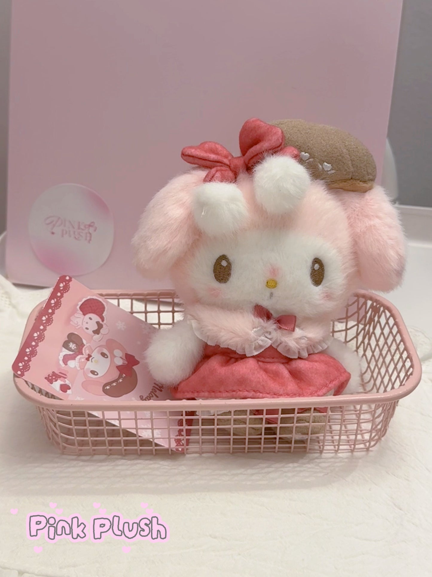 SANRIO My Melody Beret Plush Keychain – Hong Kong Exclusive