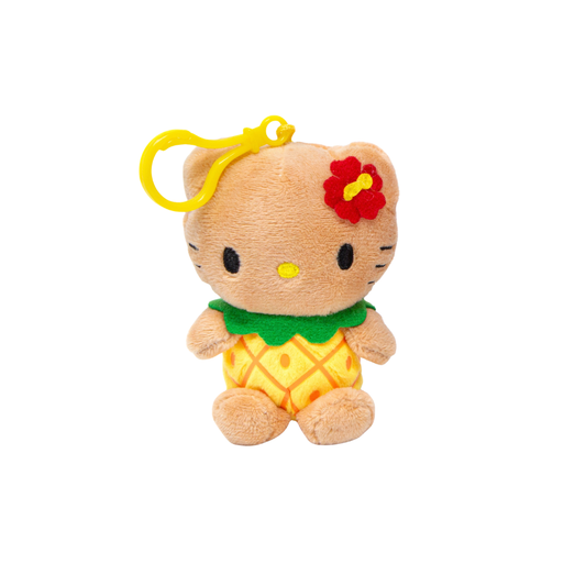 Hello Kitty Hawaii Exclusive Pineapple Plush Keychain