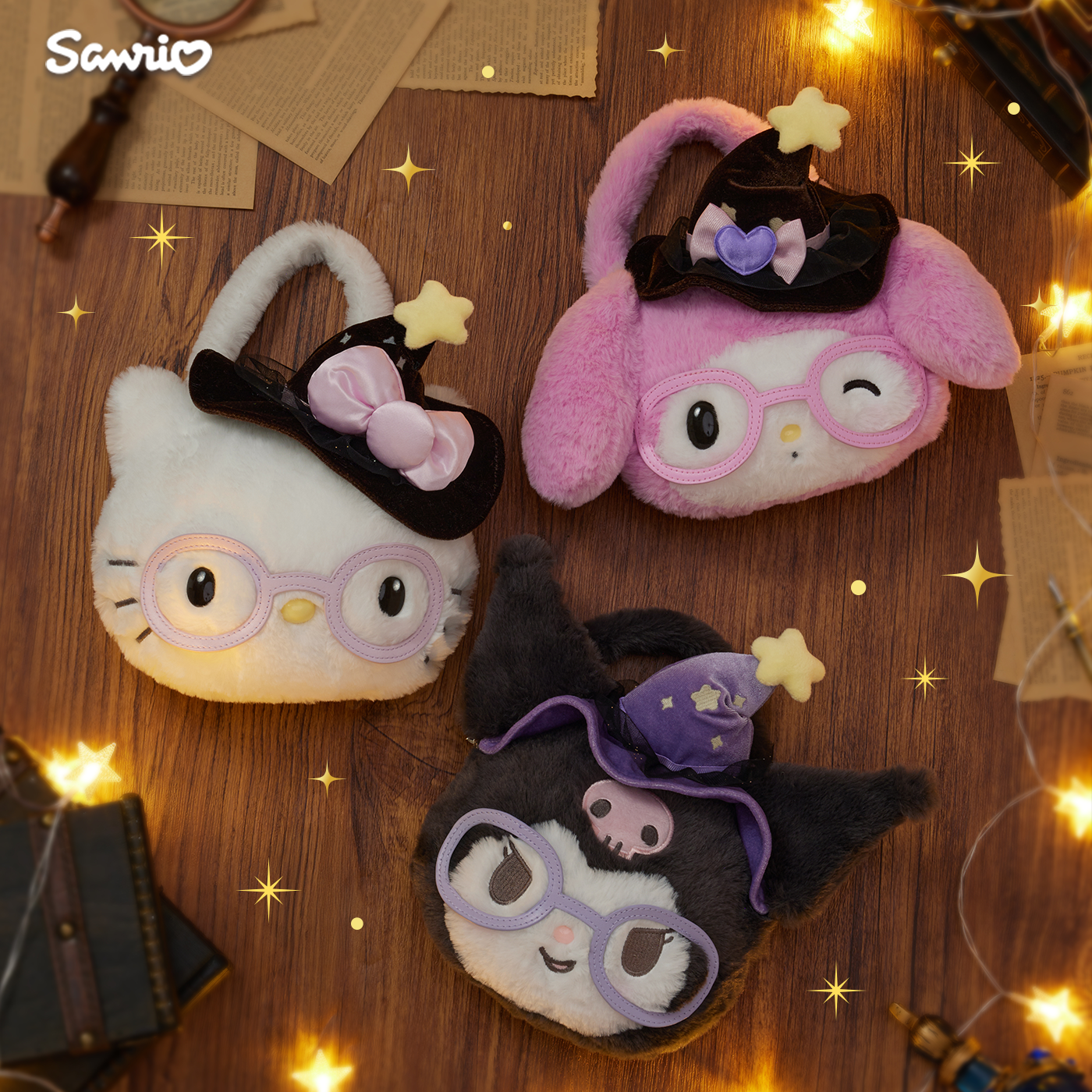 SANRIO Magic Academy Plush Shoulder Bag