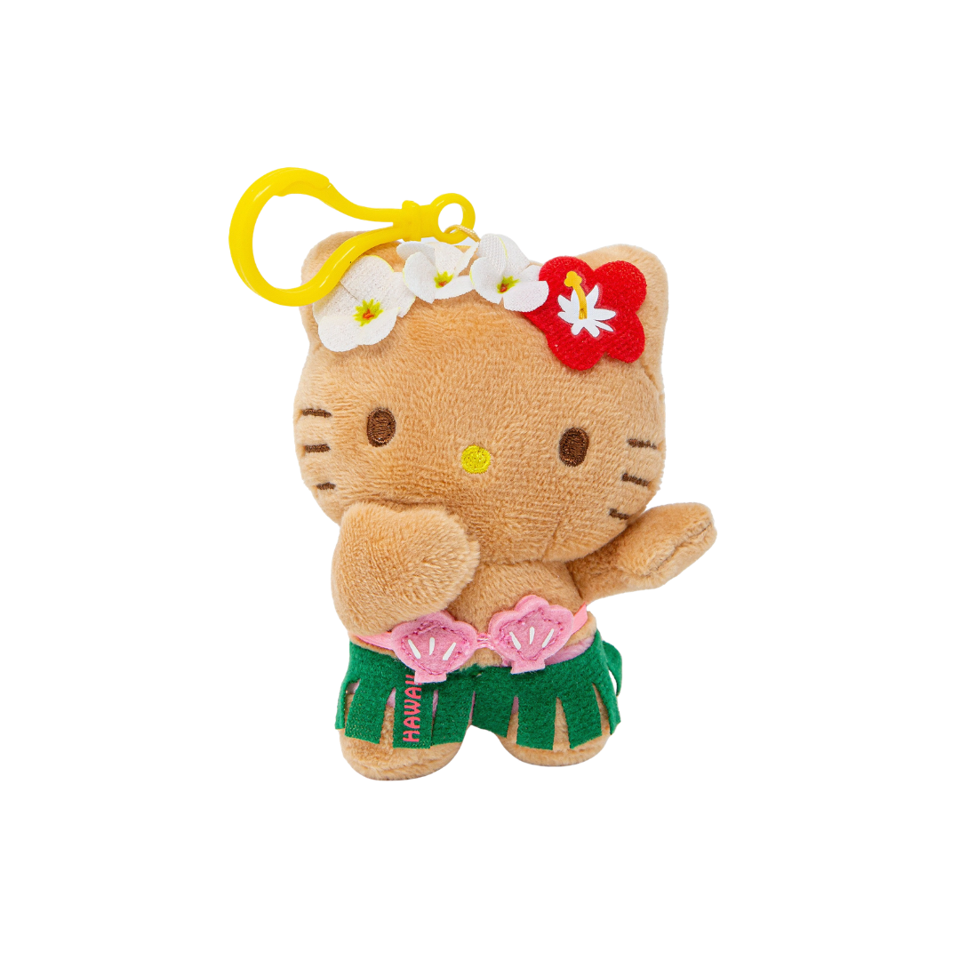 Hello Kitty Hawaii Exclusive Hula Kiss Plush Keychain