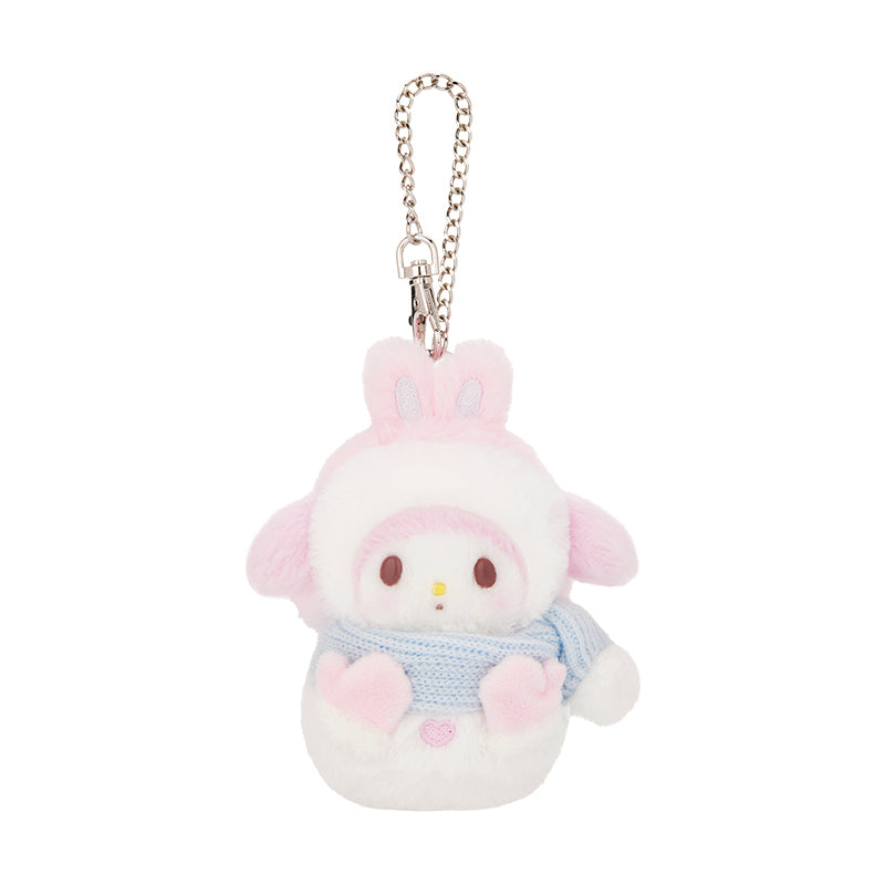 Sanrio Build a Snowman Series Plush Keychain