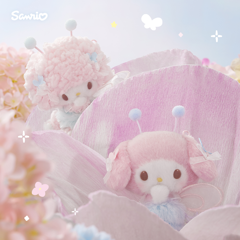 SANRIO Floral Meadow Fairy Series Plush Keychain