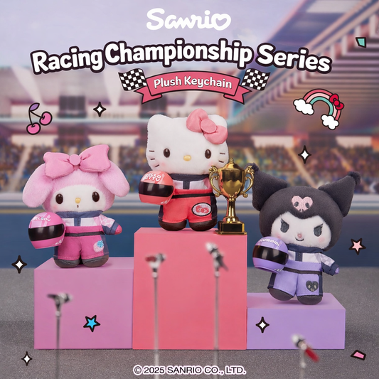 Sanrio Racing Championship Series Plush Keychain