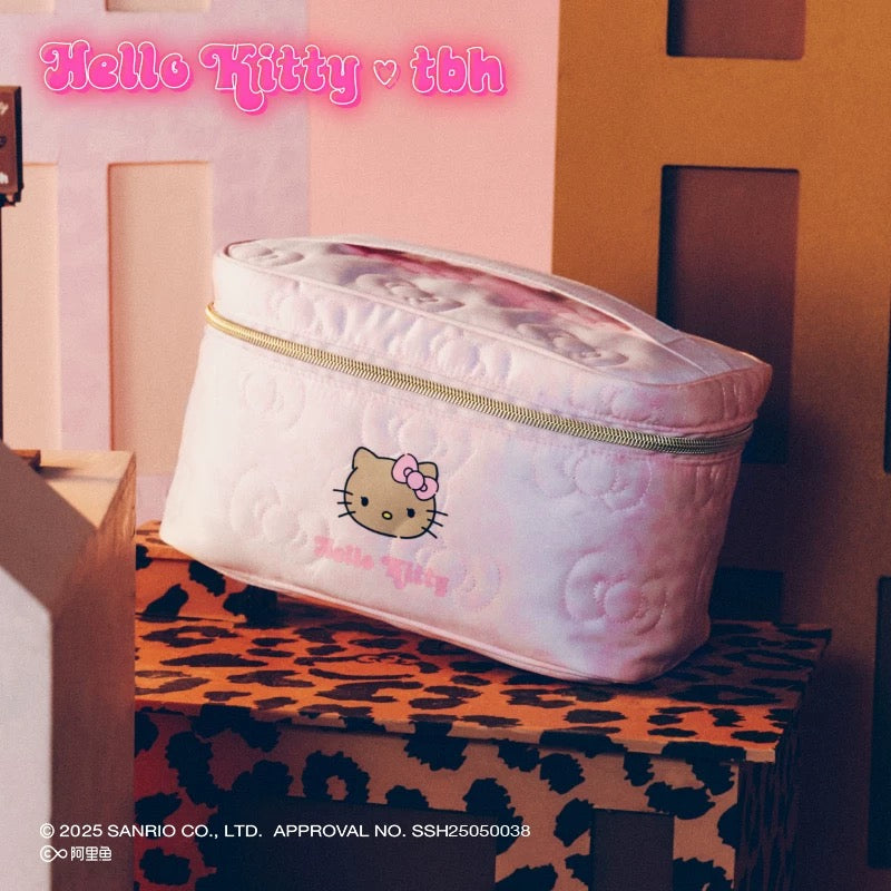SANRIO Hello Kitty Pink Cosmetic Pouch Makeup Bag