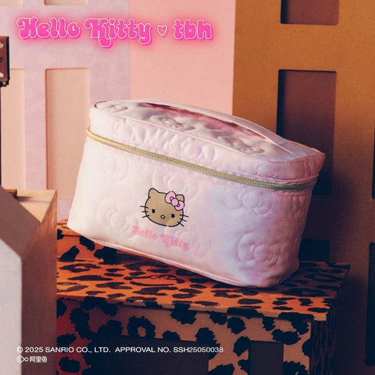 SANRIO Hello Kitty Pink Cosmetic Pouch Makeup Bag