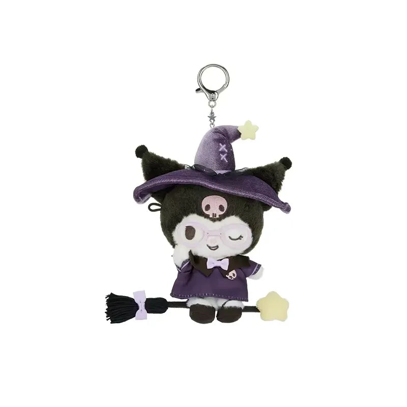 Kuromi Sanrio Magic Academy Series Plush Keychain