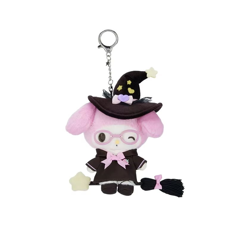 Kuromi Sanrio Magic Academy Series Plush Keychain