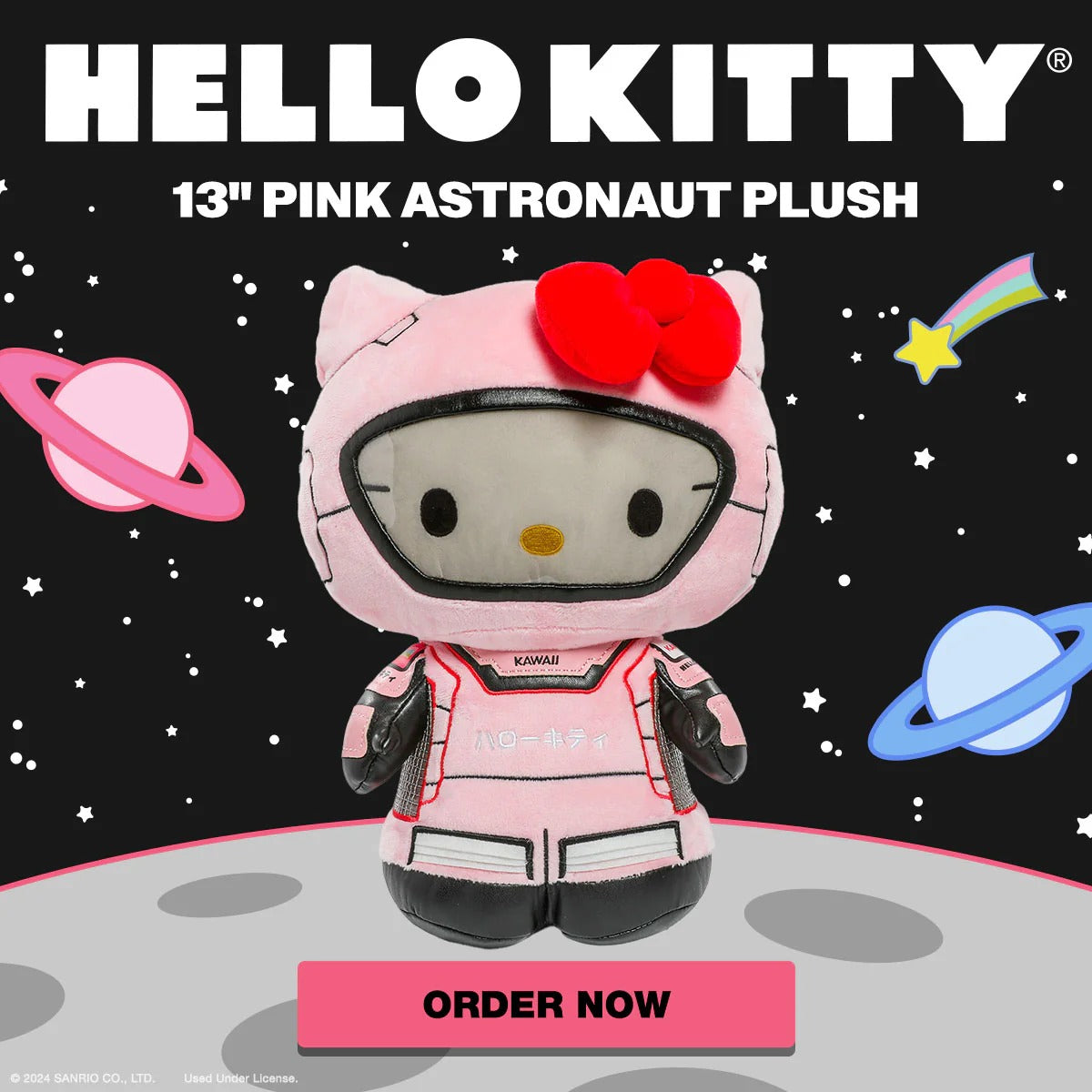 SANRIO Hello Kitty Astronaut Plush Doll – U.S. Exclusive Edition